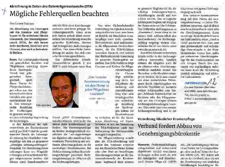 Vorschauseite 1: Mögliche Fehlerquellen beachten