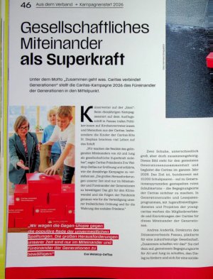 Vorschauseite 1: Gesellschaftliches Miteinander als Superkraft