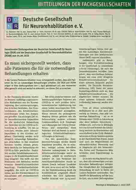 Vorschauseite 1: Es muss sichergestellt werden, dass alle Patienten die für sie notwendigen Behandlungen erhalten.
