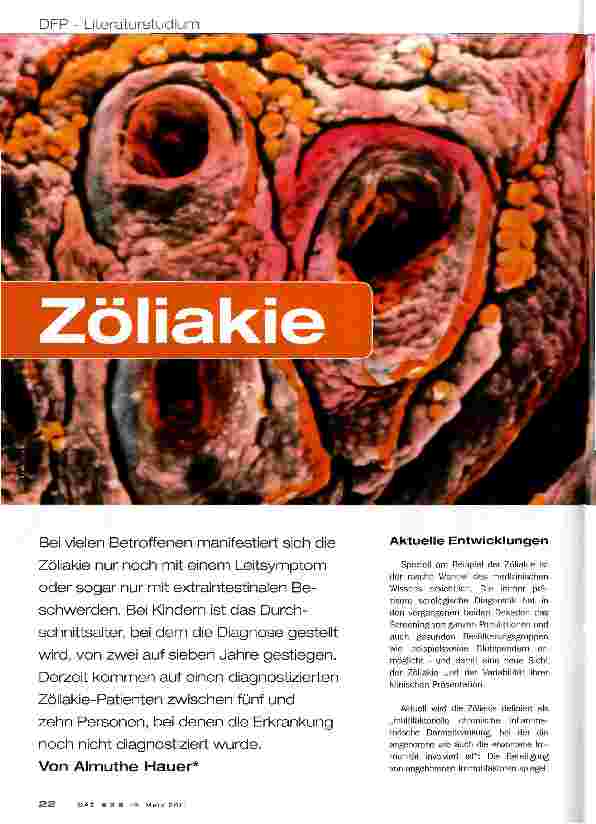 Vorschauseite 1: Zöliakie