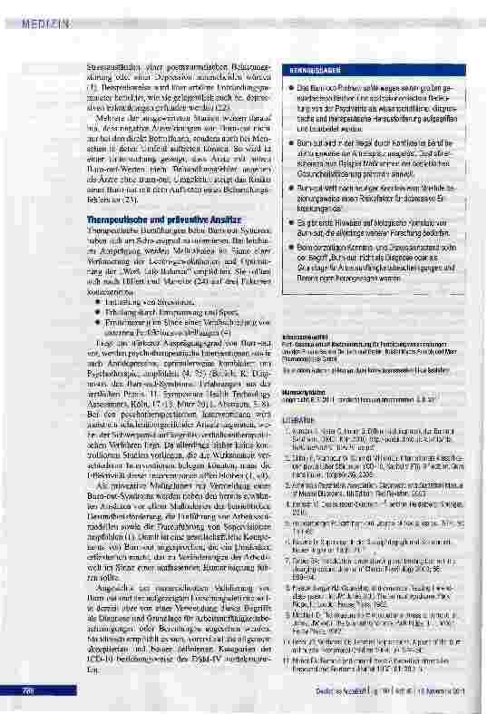 Vorschauseite 6: Modediagnose Burn-out