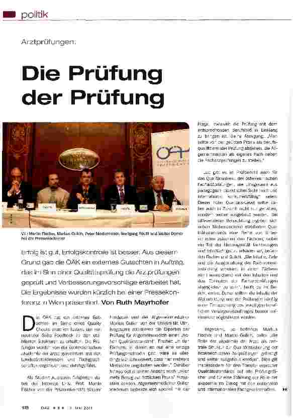 Vorschauseite 1: Die Prüfung der Prüfung