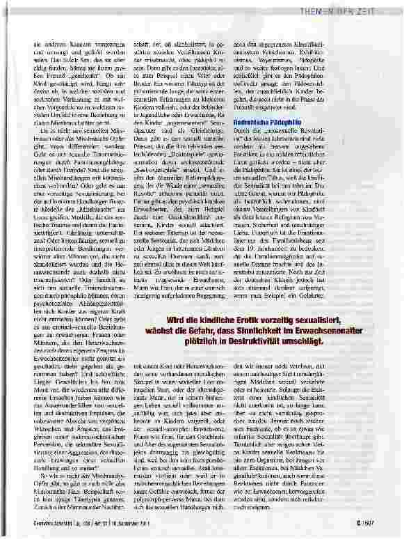Vorschauseite 2: Zum Stand von Forschung und Therapie