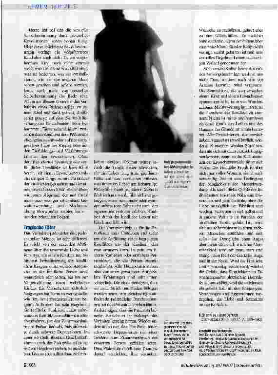 Vorschauseite 3: Zum Stand von Forschung und Therapie