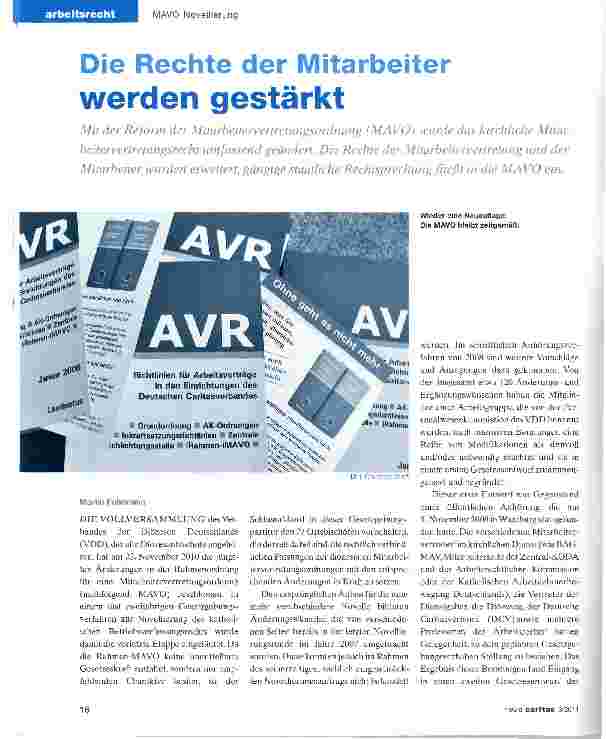 Vorschauseite 1: Die Rechte der Mitarbeiterwerden gestärkt