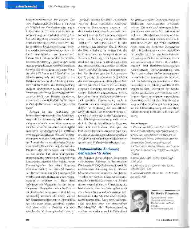 Vorschauseite 3: Die Rechte der Mitarbeiterwerden gestärkt