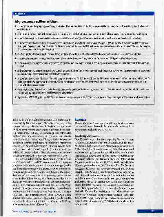 Vorschauseite 3: Zwangsstörung im Kindesund Jugendalter