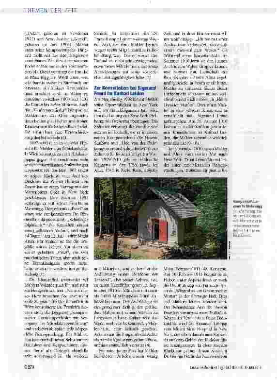Vorschauseite 2: Musik und Medizin an der Schwelle zur Moderne