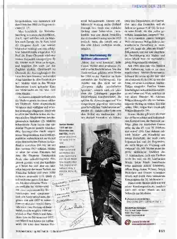 Vorschauseite 3: Musik und Medizin an der Schwelle zur Moderne
