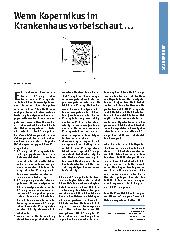 Vorschauseite 1: Wenn Kopernikus im Krankenhaus vorbeischaut …