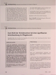 Vorschauseite 1: Zum Wohl der Heimbewohner bei einer signifikanten Unterbesetzung im Pflegebereich.