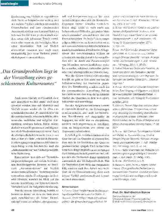 Vorschauseite 3: Vielfalt - eine Herausforderung für gesellschaftliche Institutionen