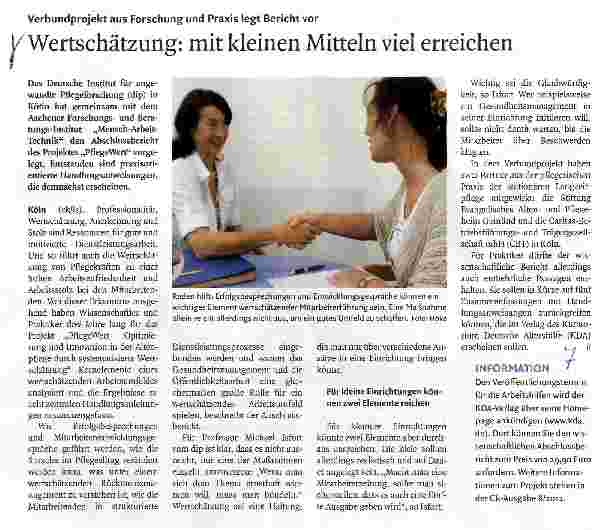 Vorschauseite 1: Wertschätzung: mit kleinen Mitteln viel erreichen