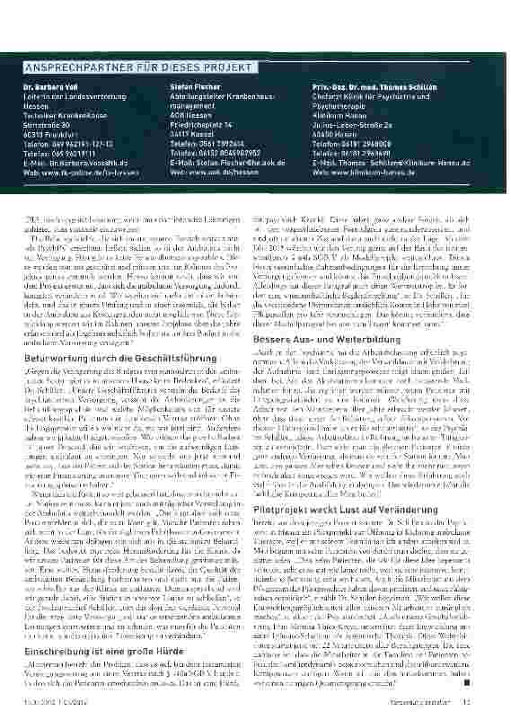 Vorschauseite 4: Neues Vergütungssystem verbessert Therapieoptionen