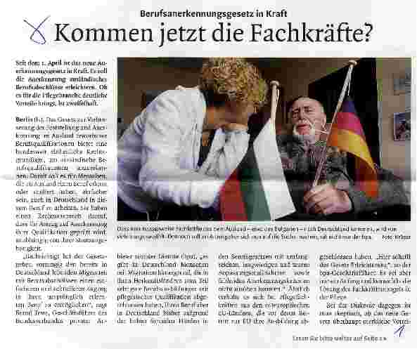 Vorschauseite 1: Kommen jetzt die Fachkräfte?