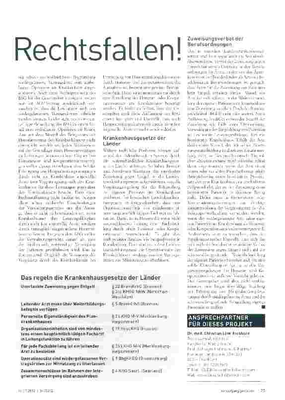 Vorschauseite 2: Vorsicht, Rechtsfalle!