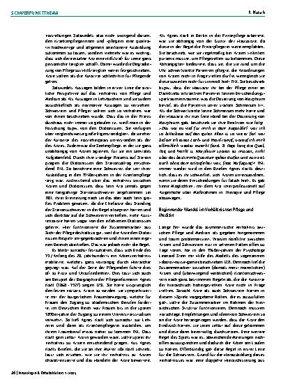 Vorschauseite 4: Vom »Heilhilfs-« zum Gesundheitsfachberuf? Zur historischen Dimension aktueller Professionalisierungsdebatten