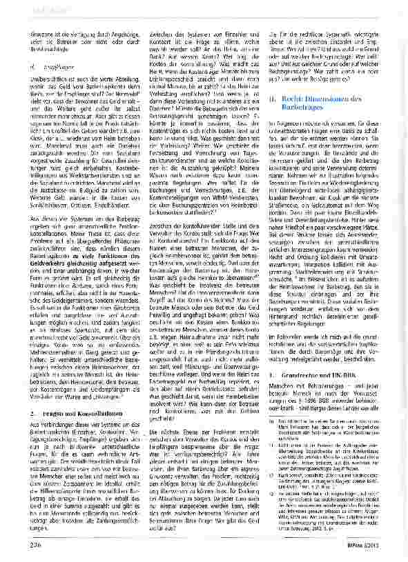 Vorschauseite 2: Ein Konto fürs Bargeld - Heimbewohner und ihr Geld