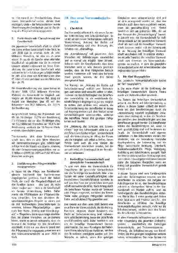 Vorschauseite 2: Aktueller Stand des Vormundschaftsrechts und der unterstützten Entscheidungsfmdung in Japan