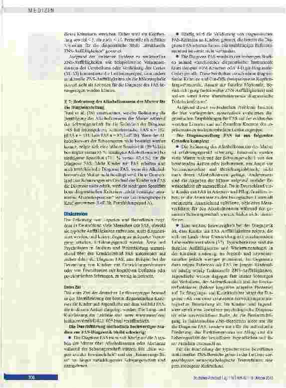 Vorschauseite 6: Diagnose des Fetalen Alkoholsyndroms