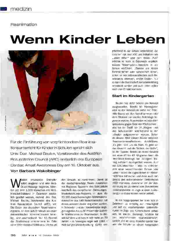 Vorschauseite 1: Wenn Kinder Leben retten