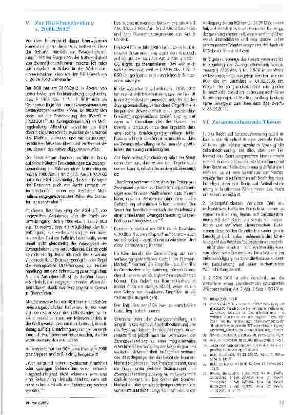 Vorschauseite 5: Betreuungsrechtliche Unterbringung und Zwangsbehandlung vor dem Hintergrund der UN-BRK