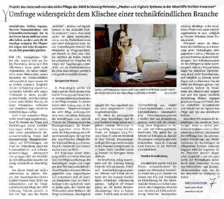 Vorschauseite 1: Umfrage widerspricht dem Klischee einer technikfeindlichen Branche