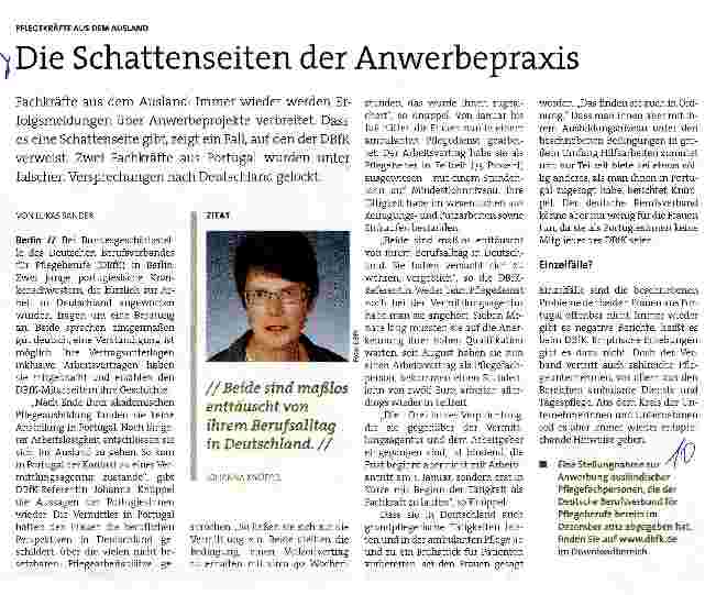 Vorschauseite 1: Die Schattenseiten der Anwerbepraxis