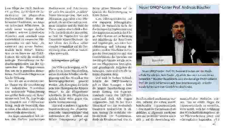 Vorschauseite 2: Standard Sturzprophylaxe aktualisiert