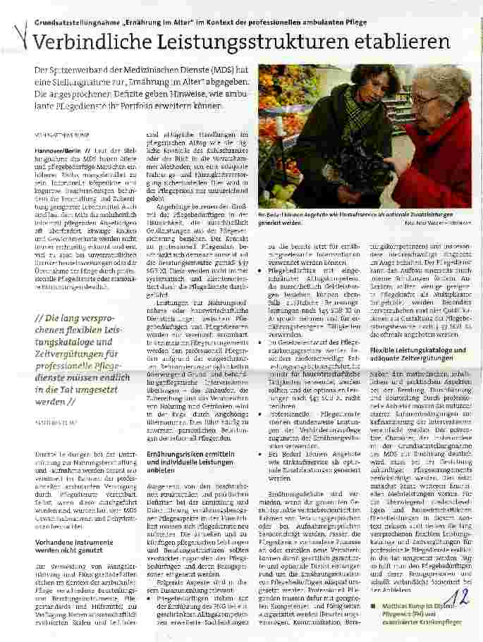 Vorschauseite 1: Verbindliche Leistungsstrukturen etablieren