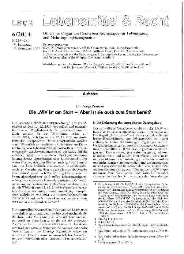 Vorschauseite 1: Die LMIV ist am Start — Aber ist sie auch zum Start bereit?