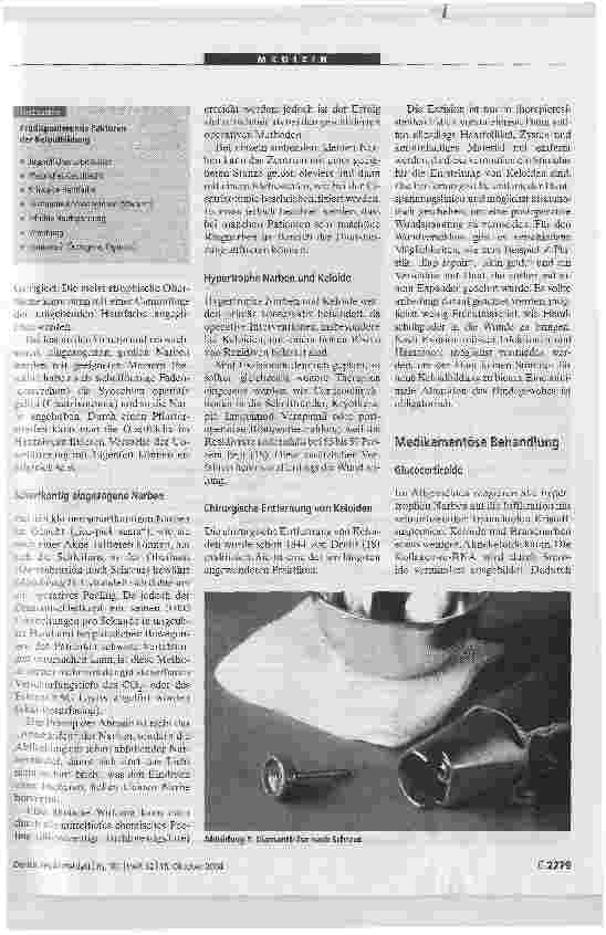 Vorschauseite 2: Narbentherapie in der Dermatologie