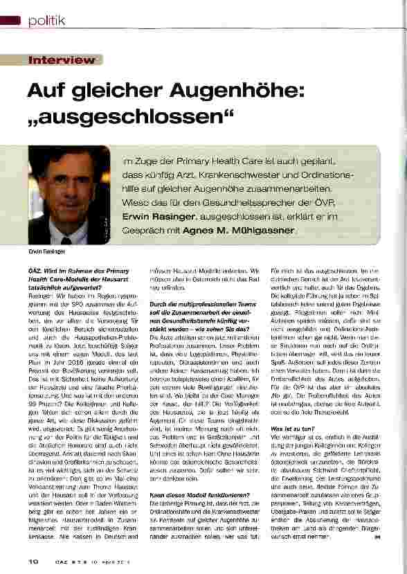 Vorschauseite 1: Auf gleicher Augenhöhe ausgeschlossen