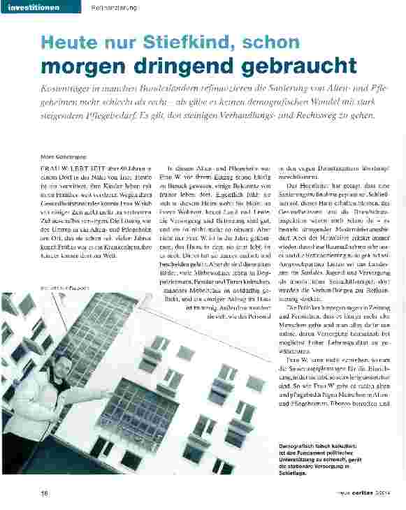 Vorschauseite 1: Heute nur Stiefkind, schon morgen dringend gebraucht