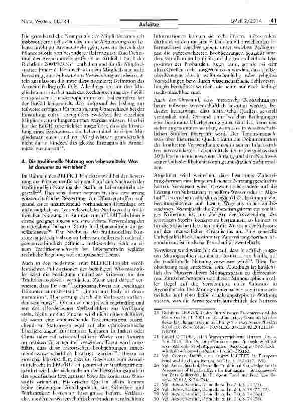 Vorschauseite 5: BELFRIT - Eine (multi)nationale Initiative zur Koordinierung von Stofflisten -Vorbild für Europa