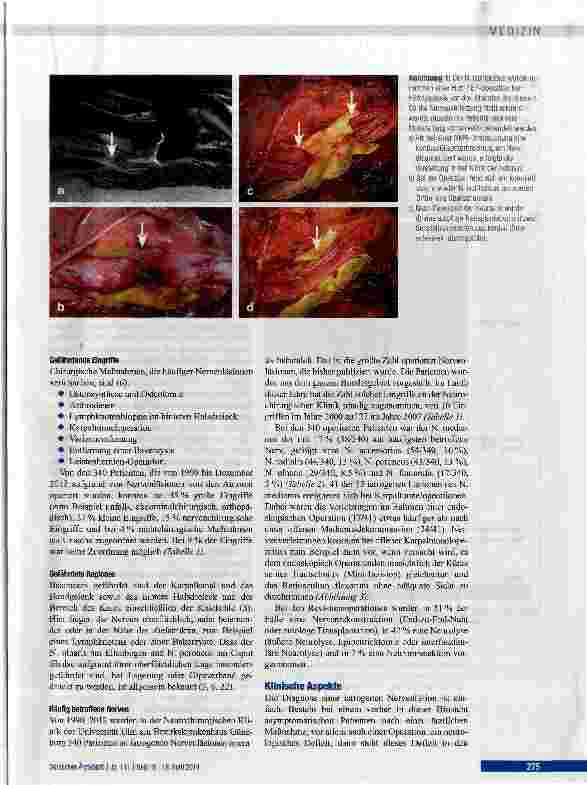 Vorschauseite 3: Iatrogene Nervenläsionen - Prävaienz, Diagnostik und Therapie