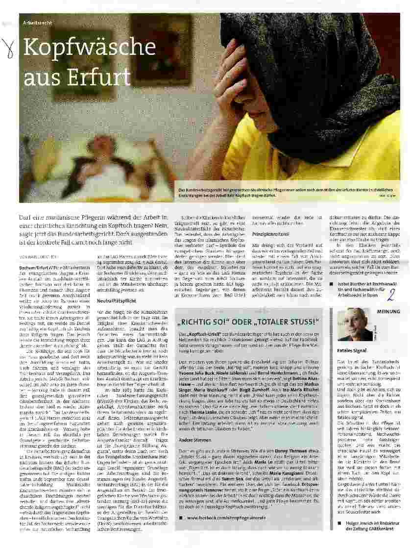 Vorschauseite 1: Kopfwäsche aus Erfurt