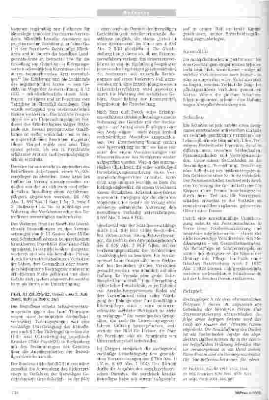 Vorschauseite 4: Zur gerichtlichen Haftung in Betreuungssachen