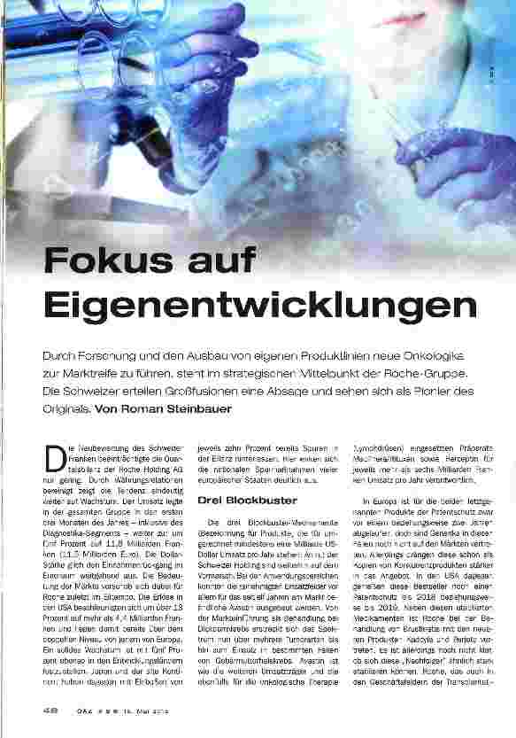 Vorschauseite 1: Fokus auf Eigenentwicklungen