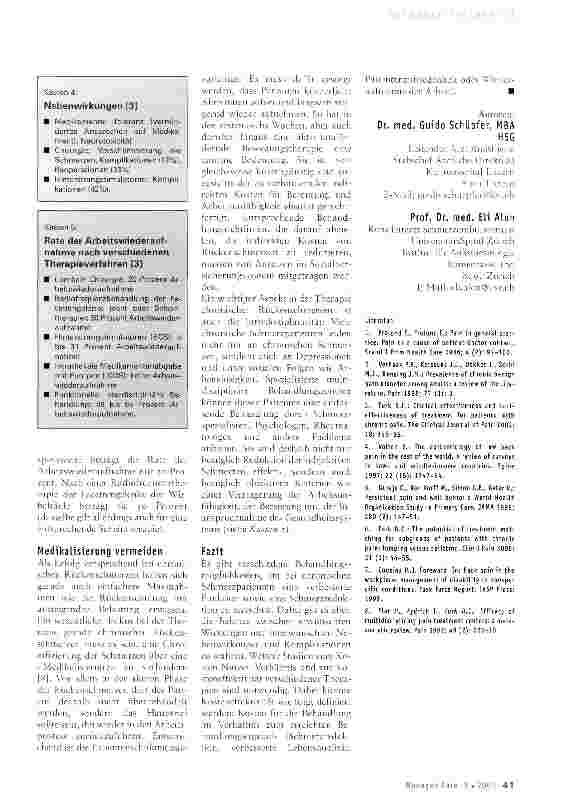 Vorschauseite 3: Chronische Schmerzen kosteneffektiv behandeln