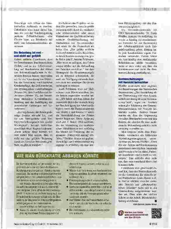 Vorschauseite 2: Mehr Zeit für Behandlung möglich