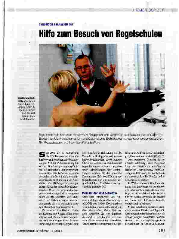 Vorschauseite 1: Hilfe zum Besuch von Regelschulen