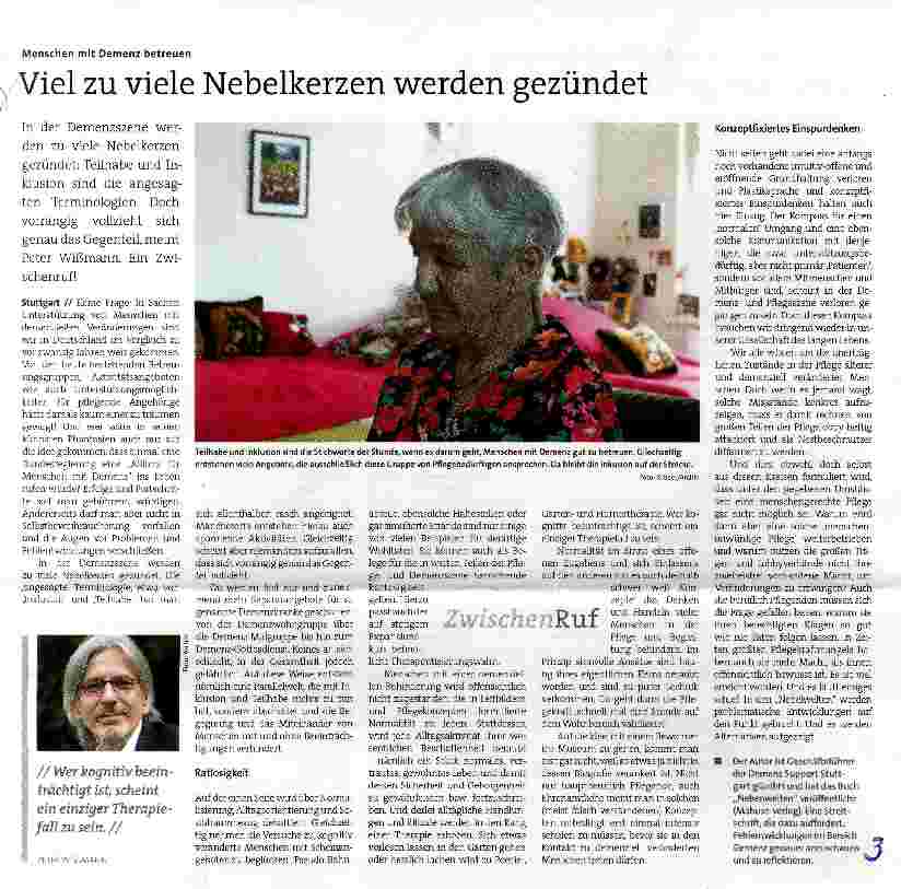 Vorschauseite 1: Viel zu viele Nebelkerzen werden gezündet