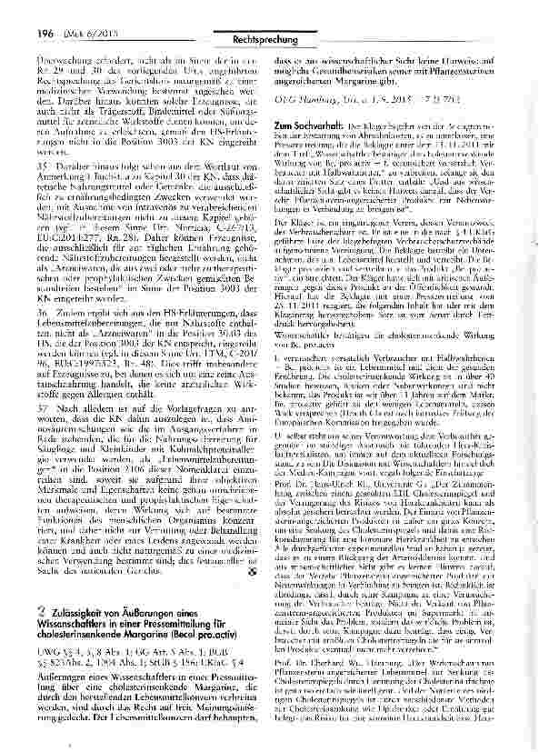 Vorschauseite 5: Tarifierung der Waren - Aminosäuremischungen die für die Nahrungszubereitung bei Säuglingen und Kleinkindern