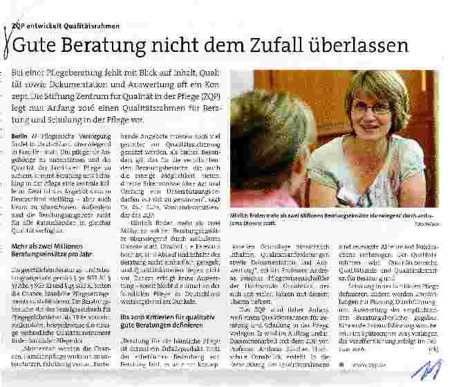 Vorschauseite 1: Gute Beratung nicht dem Zufall überlassen