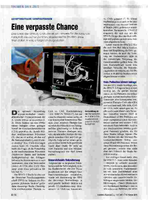 Vorschauseite 1: Eine verpasste Chance