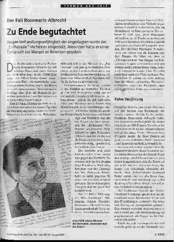 Vorschauseite 1: Zu Ende begutachtet