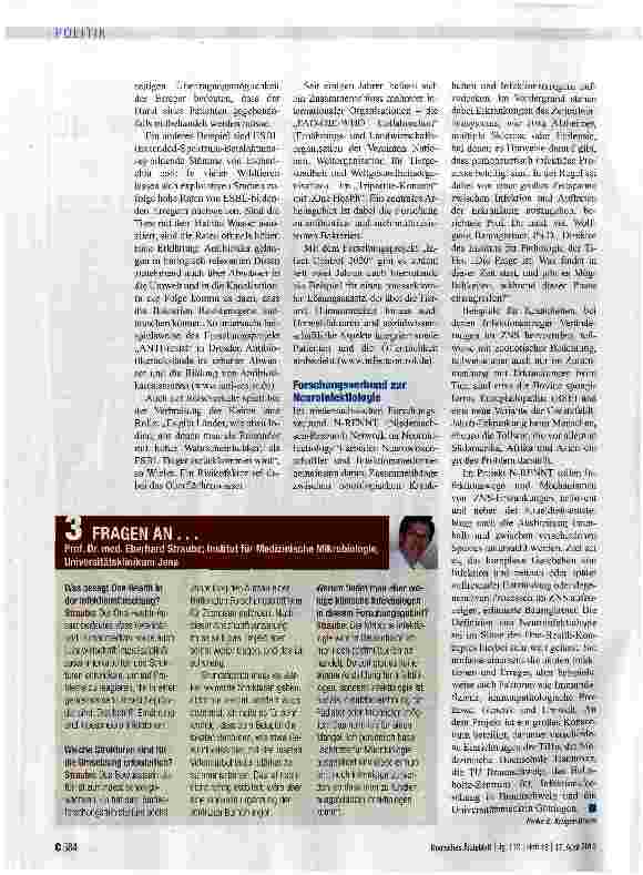 Vorschauseite 2: Plädoyer für One-Health-Ansatz