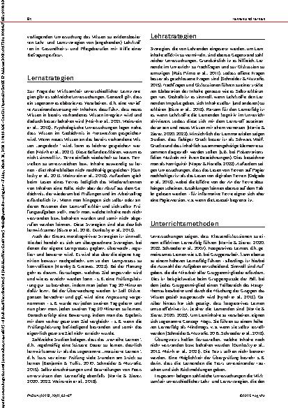 Vorschauseite 2: … denn sie wissen nicht, was sie tun? Evidenzbasiertes pädagogisches Wissen von Lehrkräften in Gesundheitsund Pflegeberufen