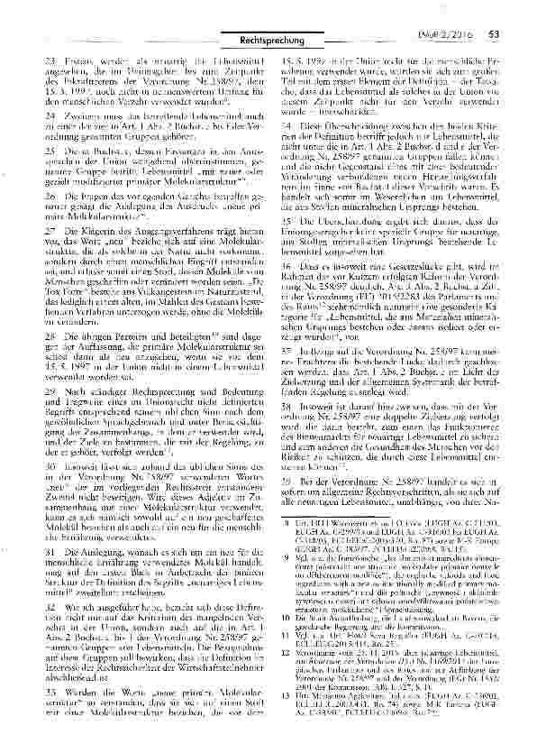 Vorschauseite 3: Inverkehrbringen neuartiger Lebensmittel